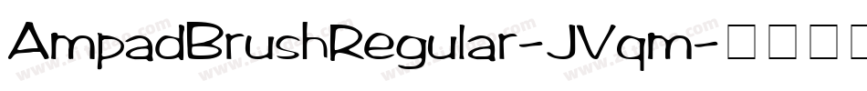 AmpadBrushRegular-JVqm字体转换