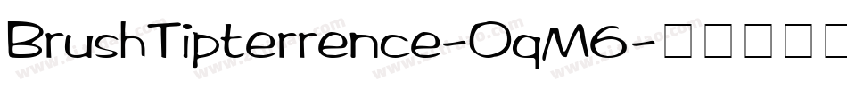 BrushTipterrence-OqM6字体转换