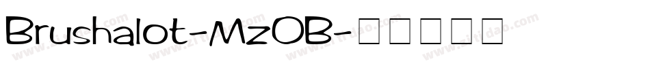 Brushalot-MzOB字体转换