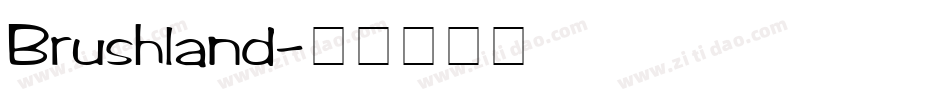 Brushland字体转换
