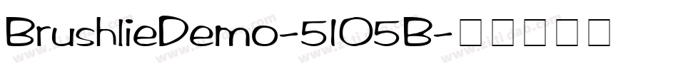 BrushlieDemo-51O5B字体转换