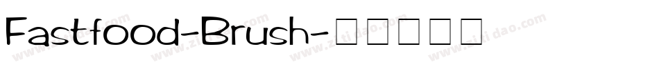 Fastfood-Brush字体转换