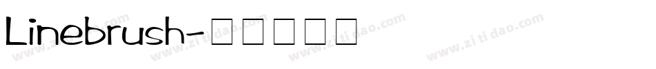 Linebrush字体转换