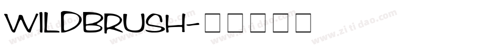 WILDBRUSH字体转换