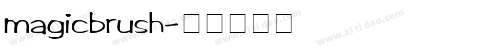magicbrush字体转换