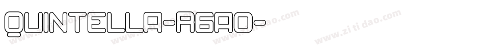 Quintella-R6ao字体转换