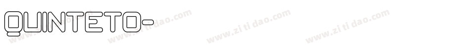 Quinteto字体转换