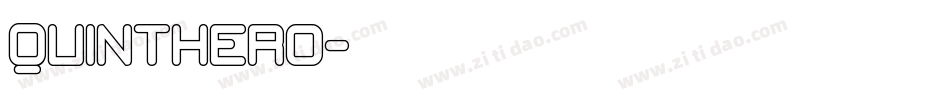 Quinthero字体转换