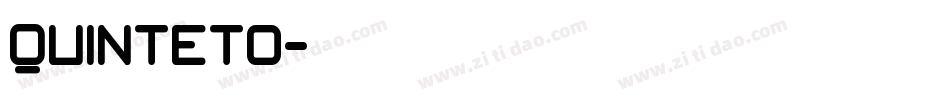 Quinteto字体转换