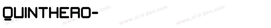 Quinthero字体转换