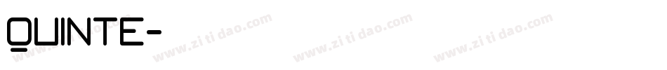 Quinte字体转换