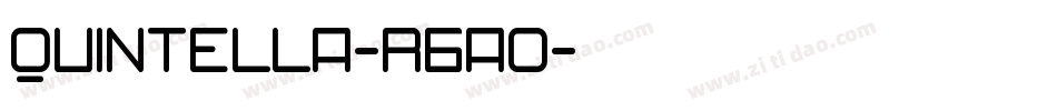 Quintella-R6ao字体转换