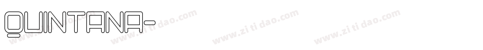 Quintana字体转换
