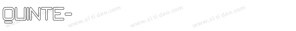 Quinte字体转换