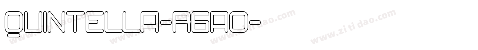 Quintella-R6ao字体转换