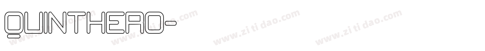 Quinthero字体转换