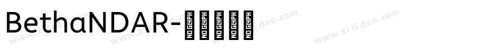 BethaNDAR字体转换