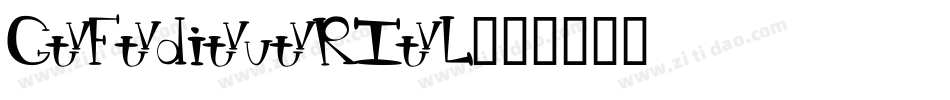 GTFAdieuTRIAL字体转换