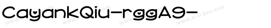 CayankQiu-rggA9字体转换