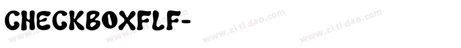 CheckboxFLF字体转换