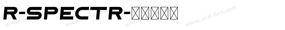 R-Spectr字体转换