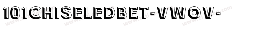 101ChiseledBet-VWoV字体转换