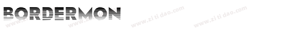 BorderMon字体转换
