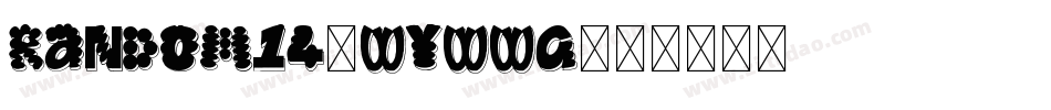 Random14-WyWwG字体转换