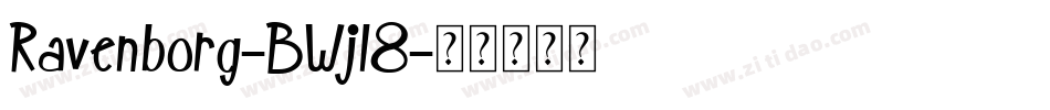 Ravenborg-BWjl8字体转换
