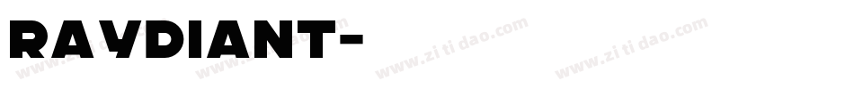 Raydiant字体转换