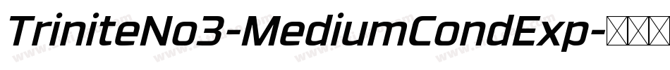 TriniteNo3-MediumCondExp字体转换