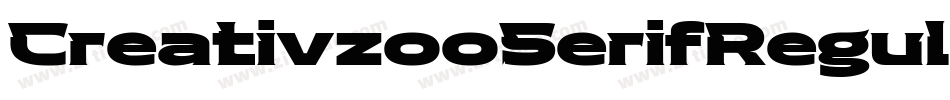 CreativzooSerifRegular-vJGD字体转换