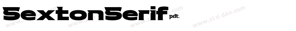 SextonSerif字体转换