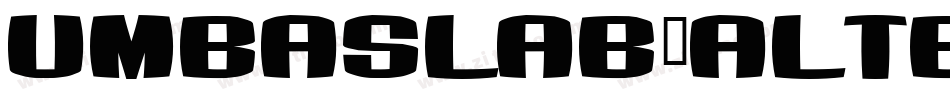 umbaslab-altbold-2字体转换