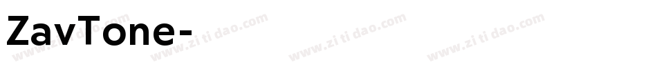 ZavTone字体转换
