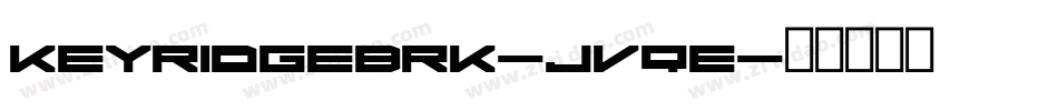 KeyRidgeBrk-JvqE字体转换