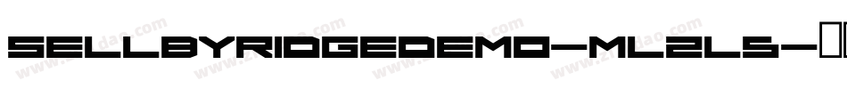 SellbyRidgeDemo-mLZL5字体转换