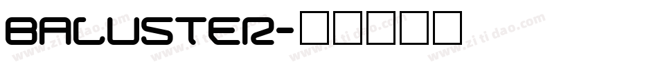 Baluster字体转换