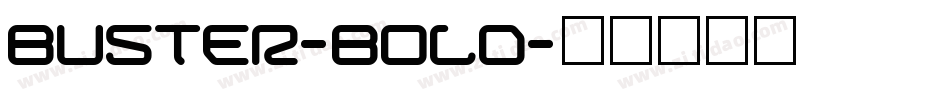 Buster-Bold字体转换