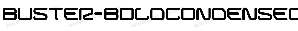 Buster-BoldCondensed字体转换