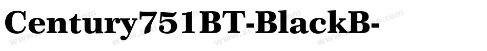 Century751BT-BlackB字体转换