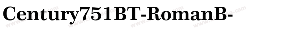Century751BT-RomanB字体转换