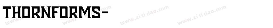 Thornforms字体转换