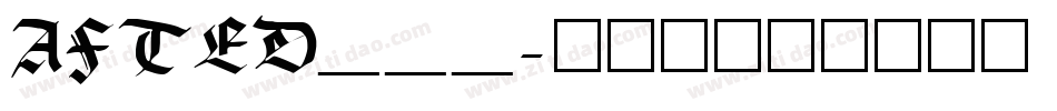 AFTED___字体转换