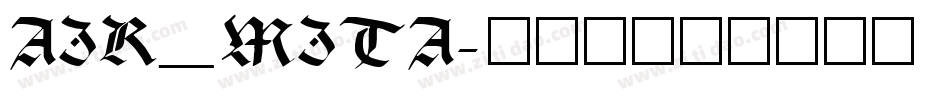 AIR_MITA字体转换