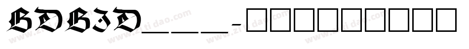 BDBID___字体转换