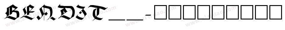 BENDIT__字体转换