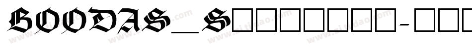 BOODAS_Subtract字体转换