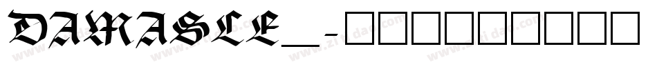 DAMASLE_字体转换
