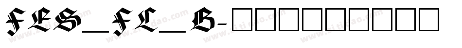 FES_FL_B字体转换